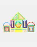  Wooden Rainbow Building Blocks Set - Bộ Xếp Hình Cầu Vồng 