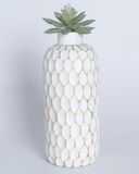  Polka Dot Wooden Vase 