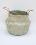  Eco-Friendly Seagrass Storage Pattern Basket 