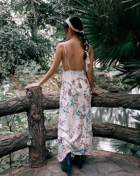  Eva Blanca Maxi Dress 