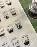  Tea Towel - Coffee O’Clock, Vietnam Style 