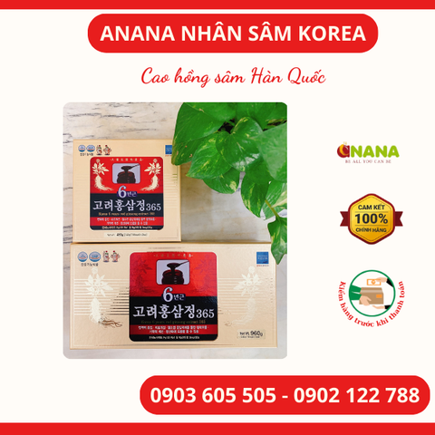  Cao hồng sâm Hàn Quốc 365 