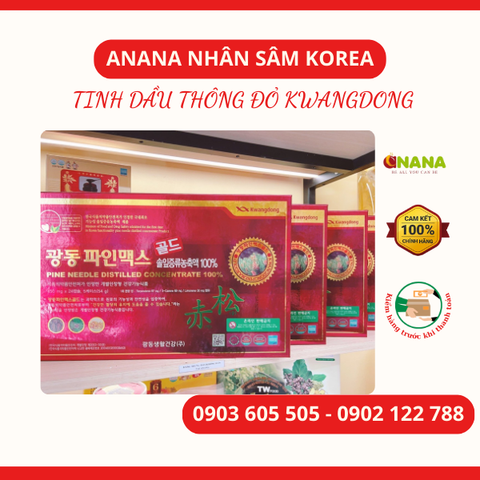  Tinh Dầu Thông Đỏ Kwangdong Hàn Quốc 120 viên 