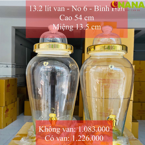  Bình Hàn 13.2 lít No6 