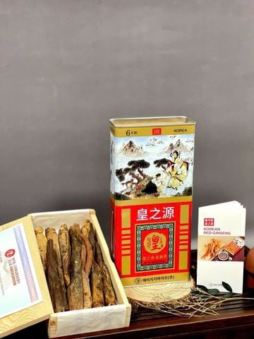  Hồng Sâm Củ Khô Hộp Thiếc 