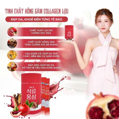  Tinh Chất Hồng Sâm Collagen Lựu 