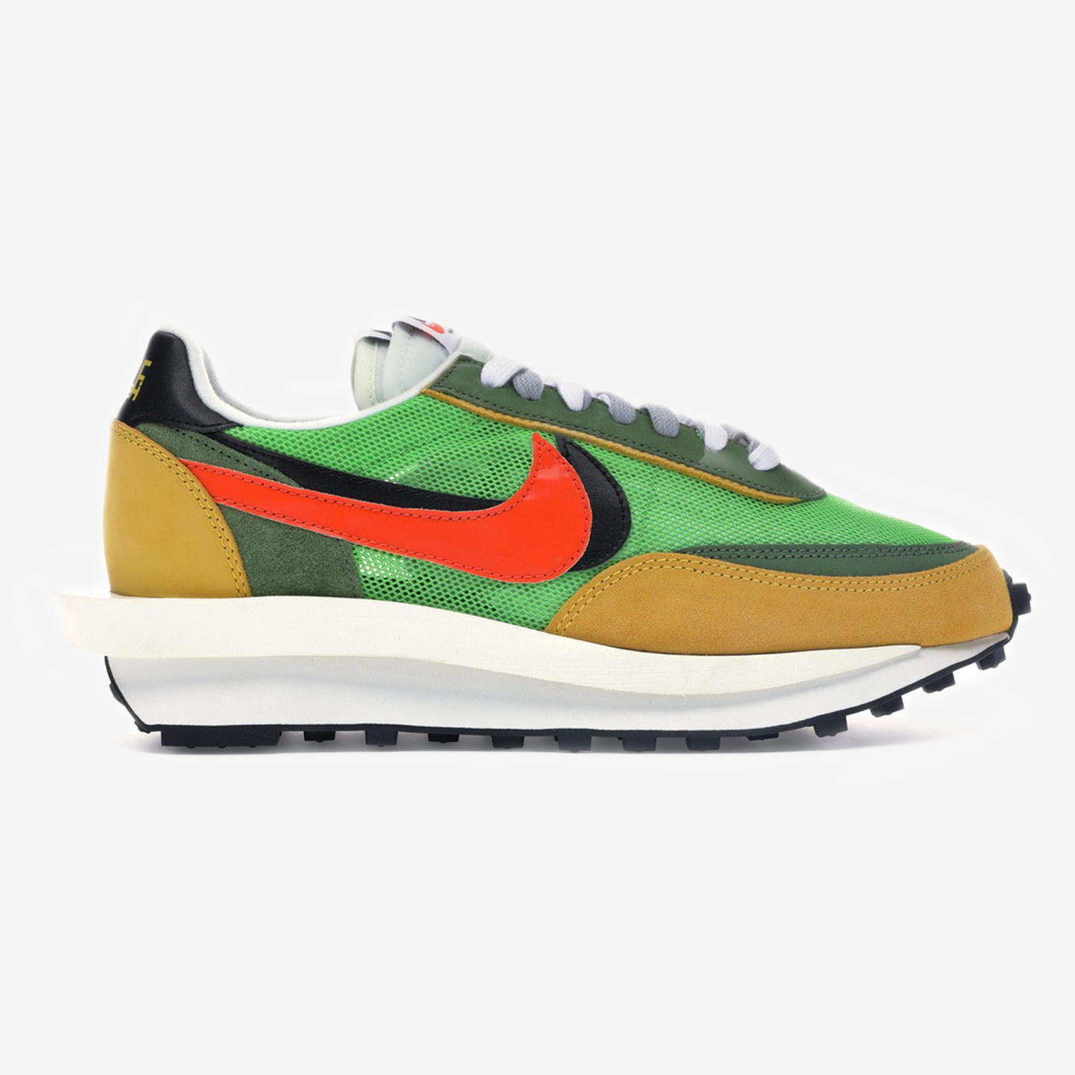 nike ld waffle sacai green purple