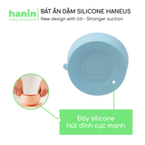  Bát ăn dặm Silicon chống đổ Haneus 