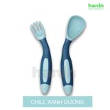  Bộ thìa dĩa ăn dặm uốn dẻo CHILL 