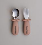  Bộ thìa dĩa ăn dặm inox Hanmoon cho bé 