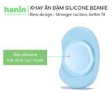  Khay ăn dặm chống đổ silicone Beanie 