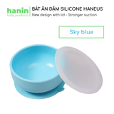  Bát ăn dặm Silicon chống đổ Haneus 