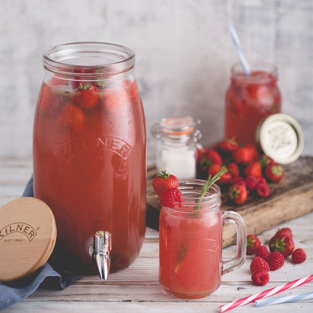  Kilner - Bộ Bình Nước Kilner Kombucha - 7 Món 