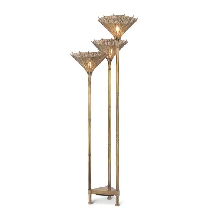  FLOOR LAMP KON TIKI TRIPLE 