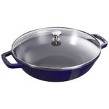  Staub - Chảo Wok Màu Xanh Đen - 29cm 