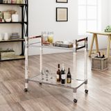  Kolar Modern Glass Bar Cart 