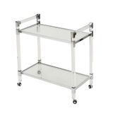  Kolar Modern Glass Bar Cart 