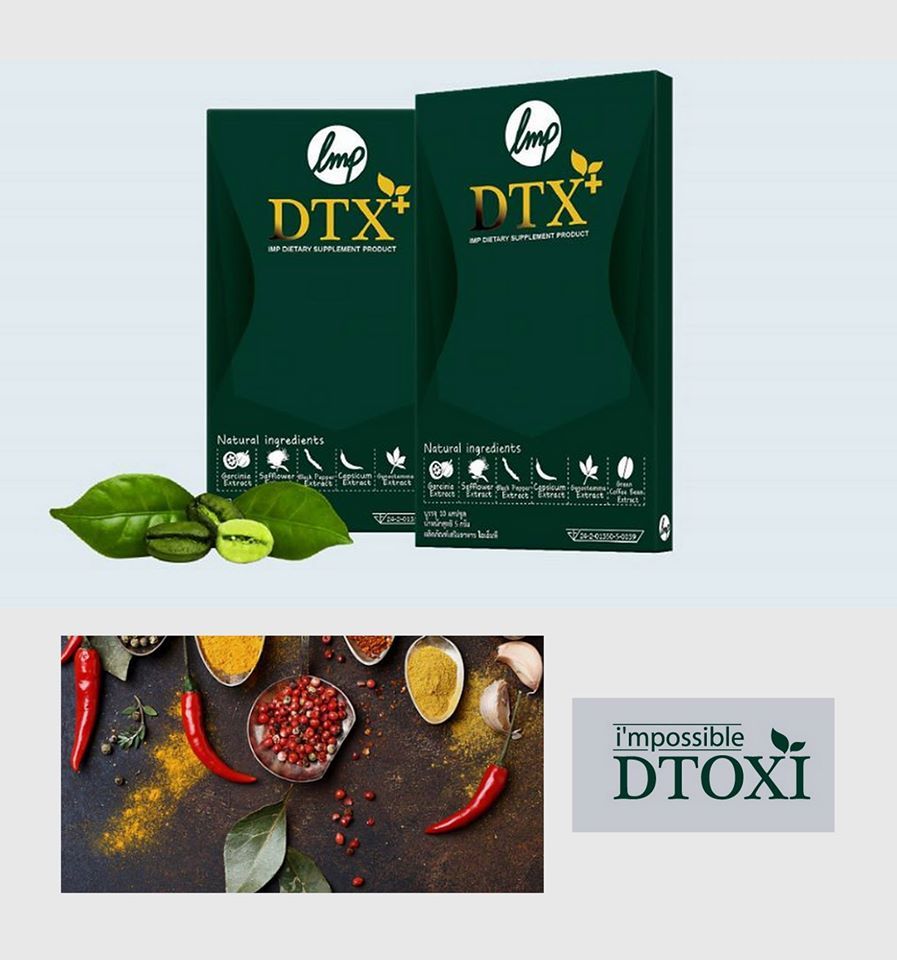  DTOXI - DTX Plus x2 - Giải Độc và Giảm Cân x2 (Hộp 100 viên) 
