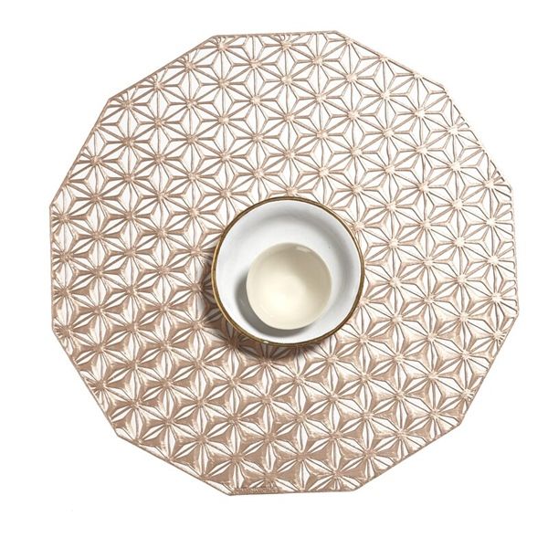  Lót dĩa chilewich kaleidoscope Brass Placemat 