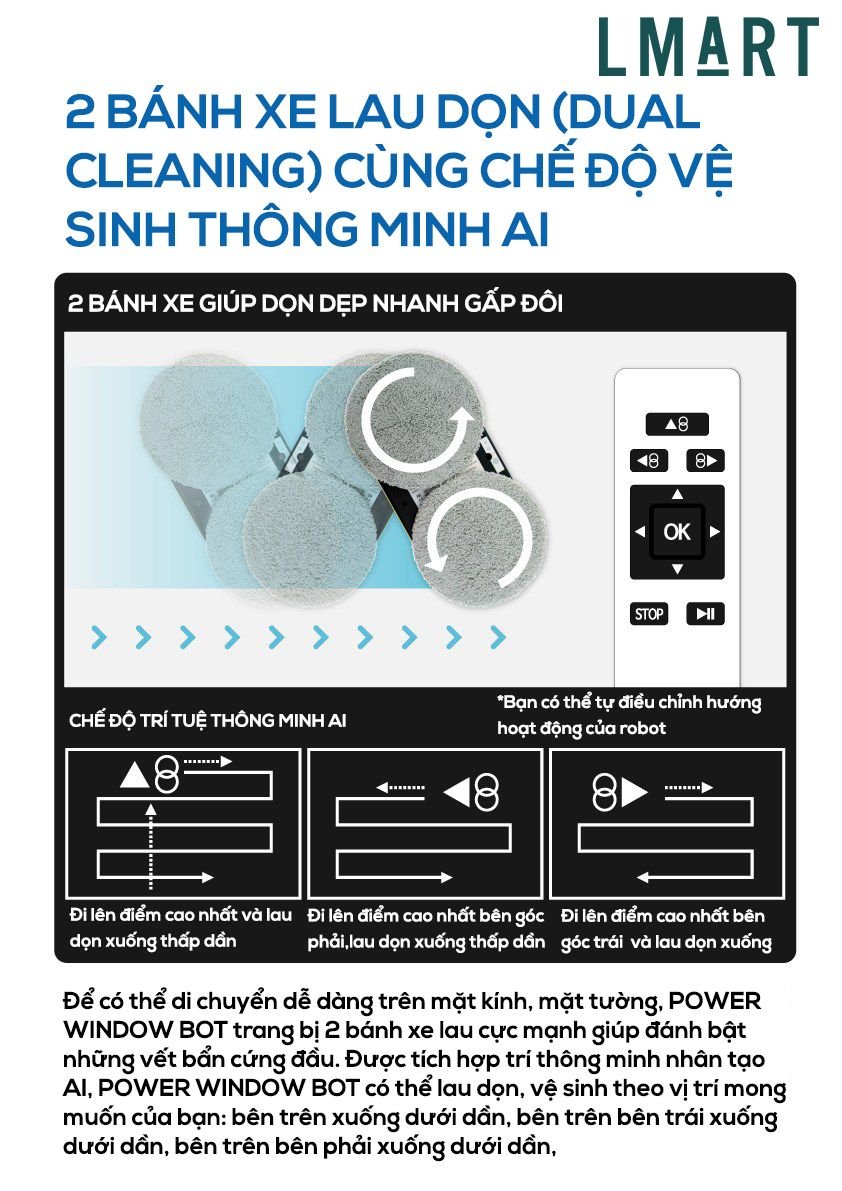  ROBOT LAU KÍNH POWER WINDOWBOT PWB-S760 