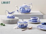  Spode - Blue Italian Covered Sugar Bowl 