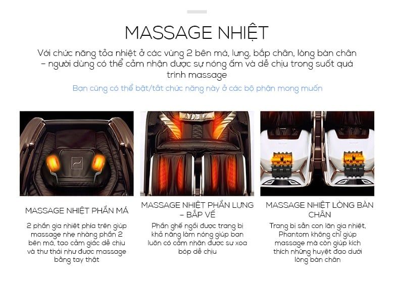  Ghế massage Phantom Rovo 