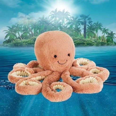  Jelly Cat - Odell Octopus - Gấu Bông Cao Cấp - Anh Quốc 