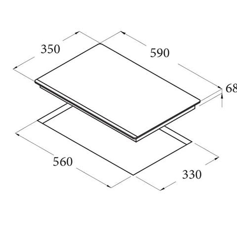  Bếp từ đôi Cata IB 2 PLUS BK 