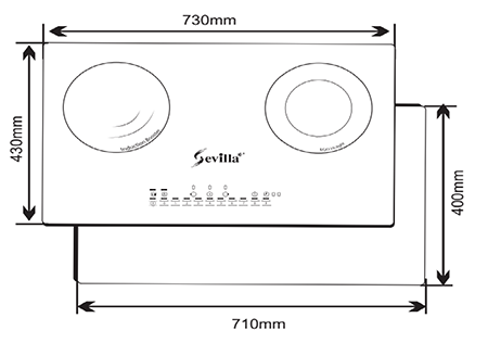  Bếp điện từ Sevilla SV-137IC 