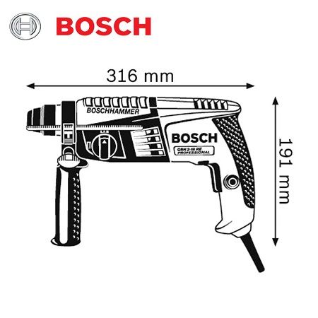  Máy khoan búa dùng mũi khoan SDS-PLUS BOSCH GBH 2-18 RE PROFESSIONAL 