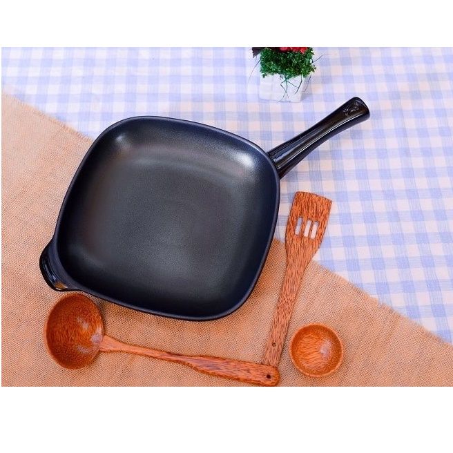 Chảo sứ dùng cho bếp từ ROYALCOOKS PREMA DELGADO VUÔNG 36CM RC-PRE36S-B