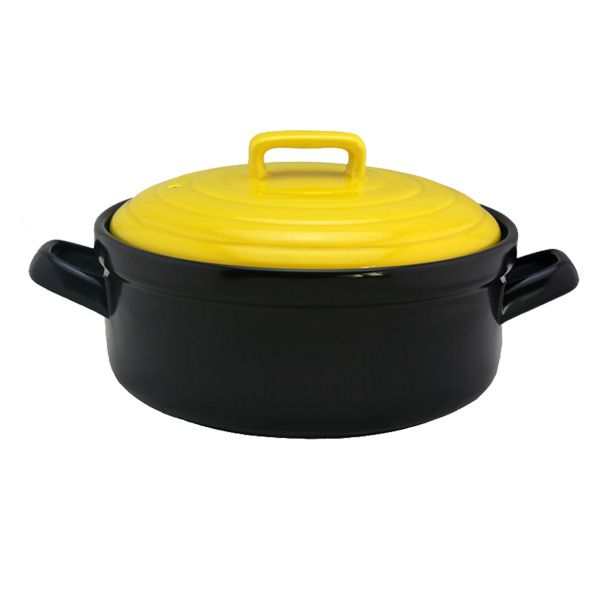 Nồi sứ Royalcooks Canalis 1.5L – Nắp vàng RC - CAN2009