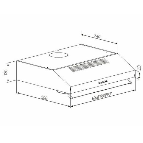  Máy hút mùi Classic Arber AB700AS 