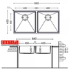CHẬU RỬA CHÉN BÁT BÁN THỦ CÔNG CARYSIL IC-MQ9