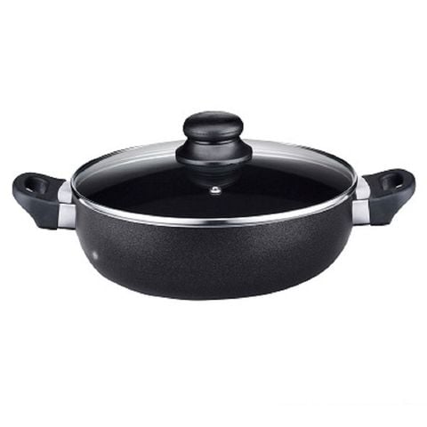 Chảo từ Aluminium 2 tay cầm vung kính ELO Ducto 