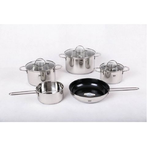  Bộ nồi chảo Inox 5 chiếc ELO Top Collection Plus 