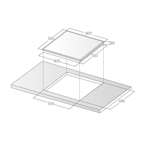  Bếp từ 3 vùng nấu Lorca LCI 360 