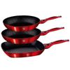 Bộ 3 chảo vân đá cẩm thạch đáy từ Hafele Berlinger Haus 531.08.010
