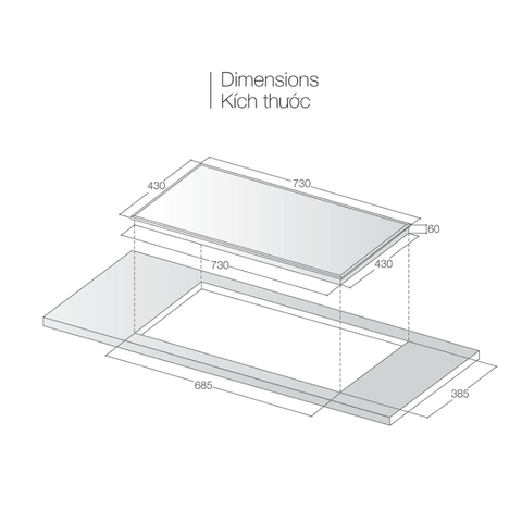  Bếp từ đôi Lorca LCI-900 