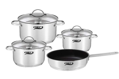  Bộ nồi từ 4 chiếc Chefs EH-CW4430 