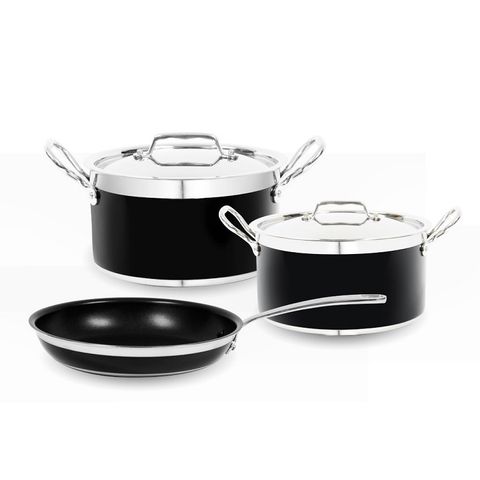  Bộ nồi chảo màu đen Hafele COOKWARE- BLACK 531.08.043 