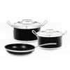 Bộ nồi chảo màu đen Hafele COOKWARE- BLACK 531.08.043