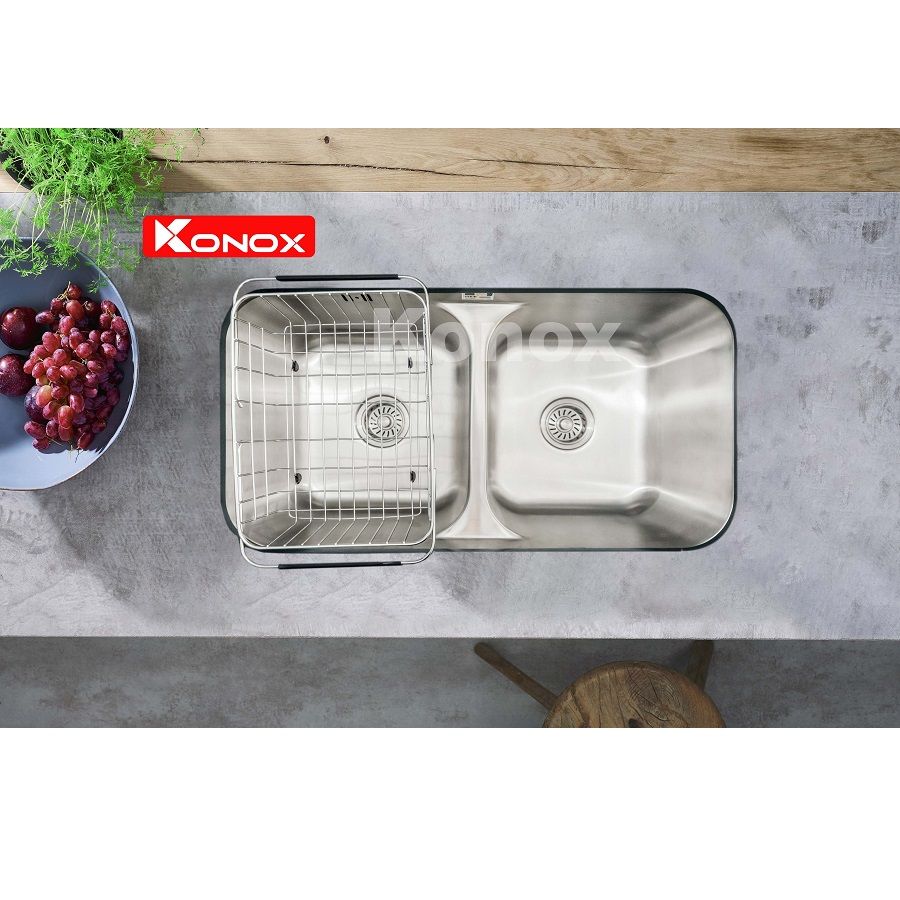 Chậu rửa chén bát Konox Undermount Series KN8246DUA