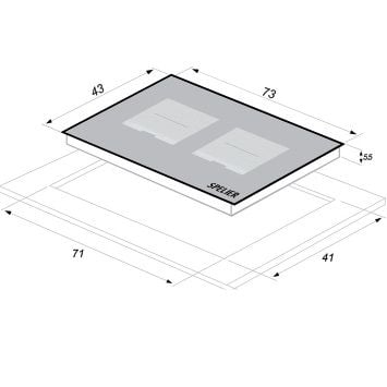  Bếp từ đôi SPELIER SPE – IC1088 