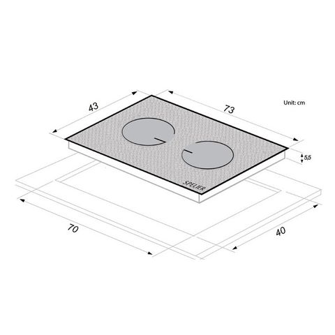  Bếp từ đôi SPELIER SPM – 980I PLUS 