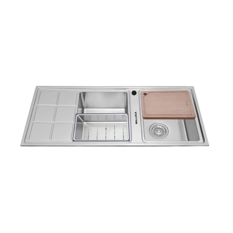 Chậu rửa chén bán thủ công Malloca MS8815L
