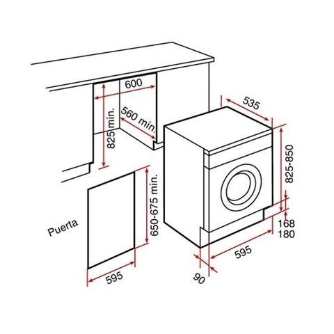  Máy giặt quần áo Teka LI2 1260 