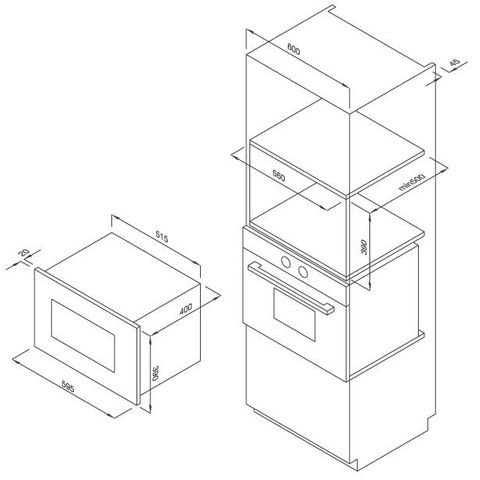  Lò vi sóng Malloca MW 927BG (Trắng) 