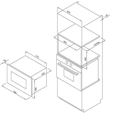  Lò vi sóng Malloca MW 927BG (Đen) 