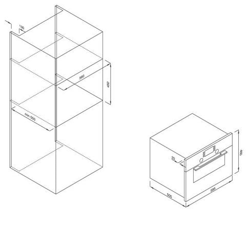  Lò hấp âm tủ Malloca MST 30TS 